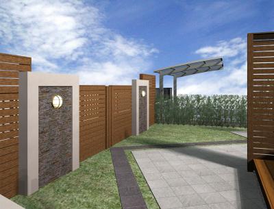 庭 | 塀 | デザイン