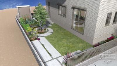 家庭菜園のあるコンクリートデザイン 千葉のお庭 外構専門店 お得な情報更新中 スペースガーデニング