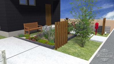 小さい庭のデザイン集 千葉のお庭 外構専門店 お得な情報更新中 スペースガーデニング