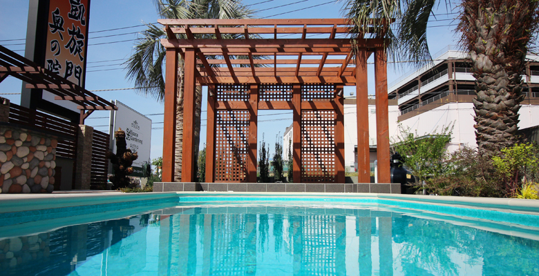 最高に気持ちいいプールガーデン 外構 庭専門店スペースガーデニング