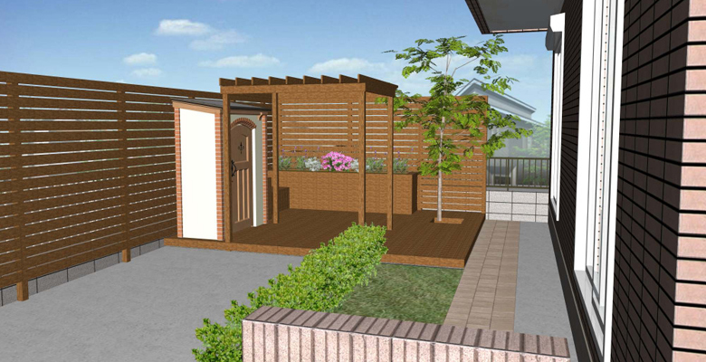 150万円以内でできる庭のデザインをご紹介 千葉 埼玉のスペースガーデニング