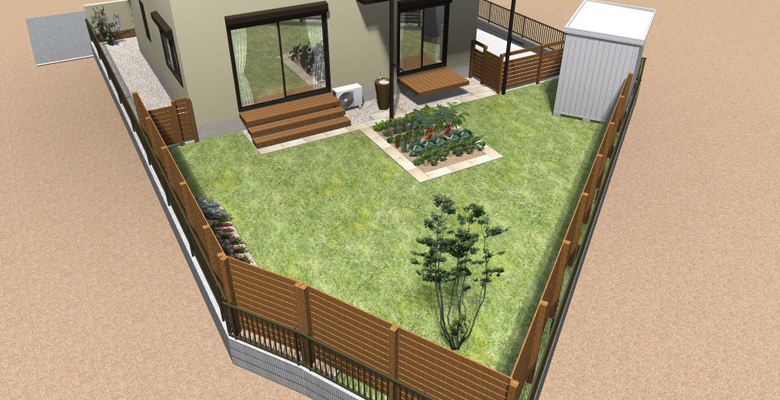 150万円以内でできる庭のデザインをご紹介 千葉 埼玉のスペースガーデニング