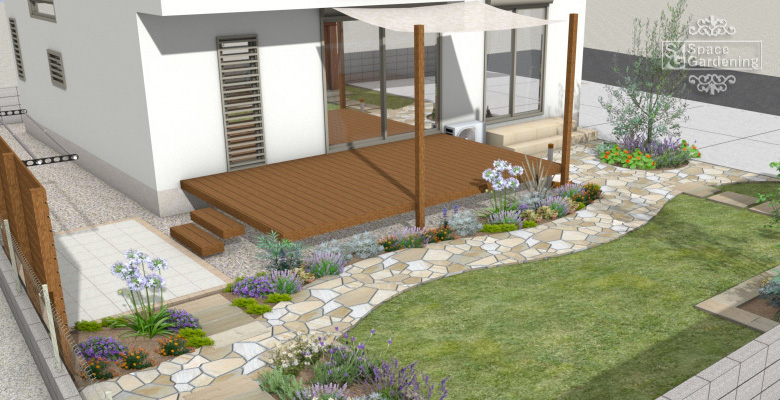 0万円以内でできる庭のデザインをご紹介 千葉 埼玉のスペースガーデニング