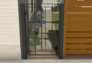 鋳物門扉