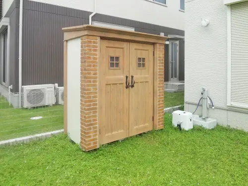カンナ物置の施工例 2