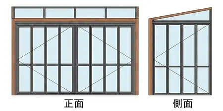 GF 折り戸タイプのイメージ
