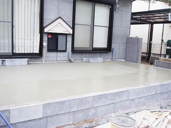 コンクリート工事の様子