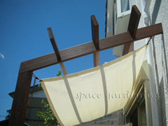 おすすめはパーゴラ+日よけシェード