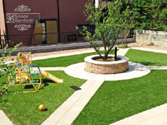 千葉の庭 人工芝