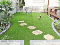 千葉の庭 人工芝