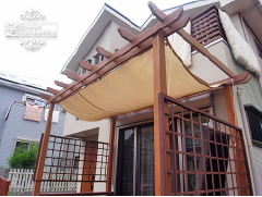 おすすめはパーゴラ+日よけシェード